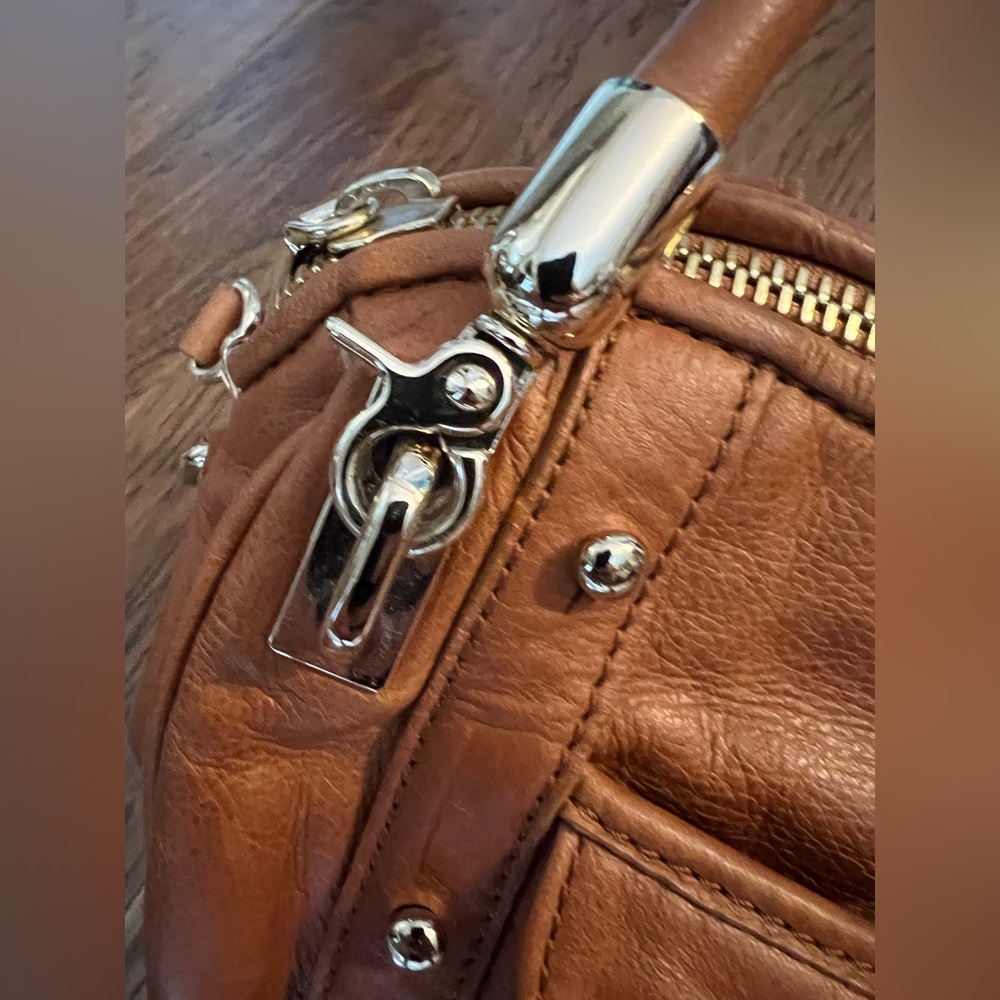 Rebecca Minkoff cupid satchel tan bag - Picture 12 of 16